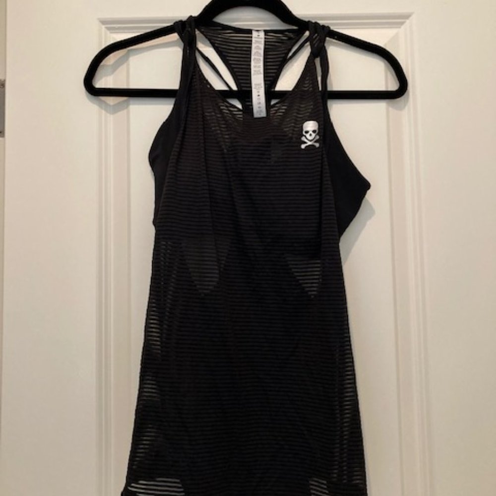 Lululemon SoulCycle Mesh Tank Top with Bra